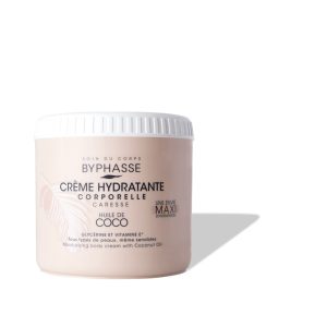 کرم مرطوب کننده بدن BYPHASSE حاوی روغن نارگیل